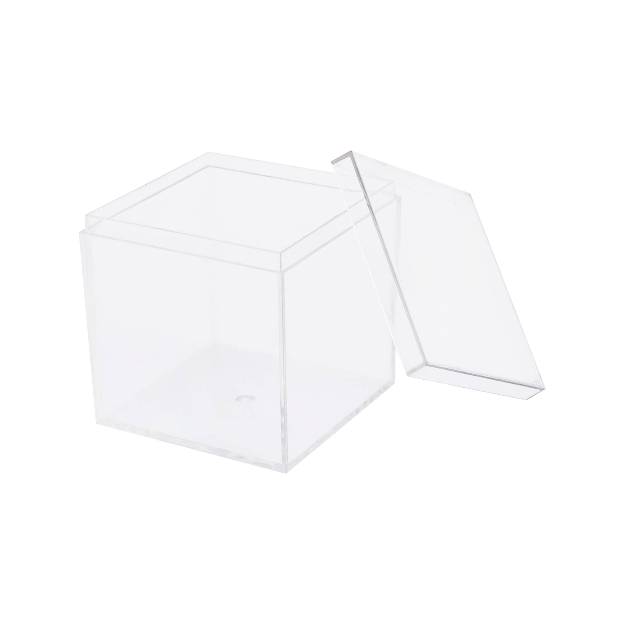 2" Clear Plastic Favor Boxes, 12ct. by Celebrate It™